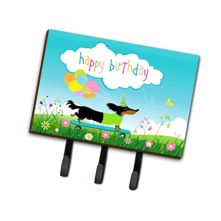 Carolines Treasures Happy Birthday Dachshund Leash or Key Holder VHA3029TH68